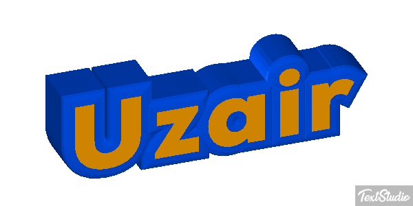 Uzair Text effect