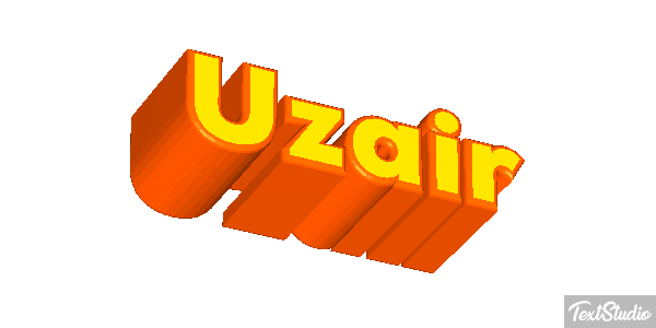 Uzair Text effect