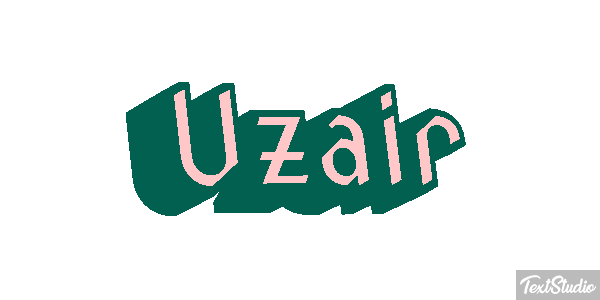 Uzair Text effect
