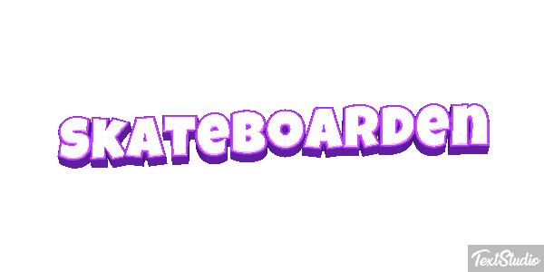 Skateboarden Texteffekt