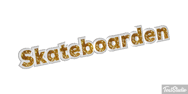 Skateboarden Texteffekt