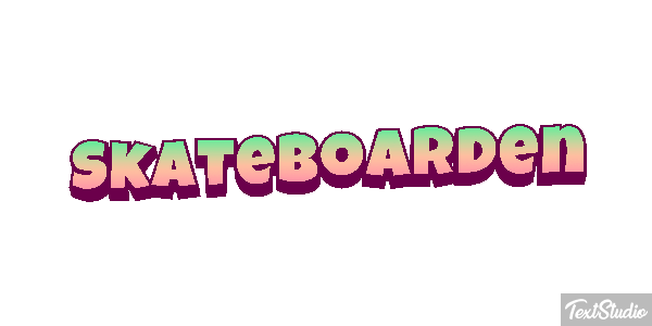 Skateboarden Texteffekt
