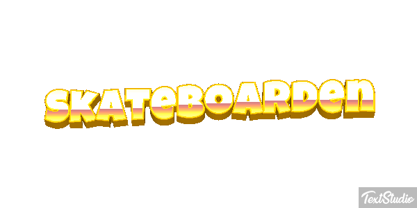 Skateboarden Texteffekt