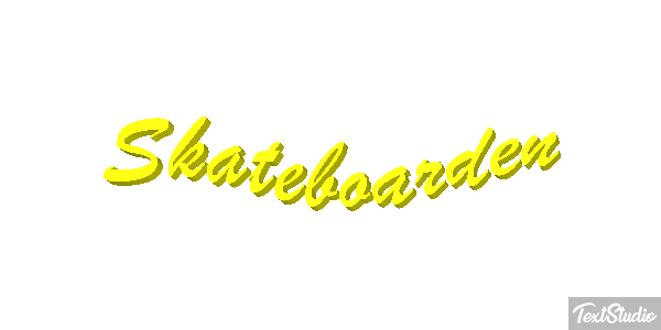 Skateboarden Texteffekt