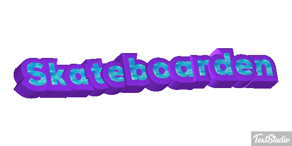 Skateboarden Texteffekt