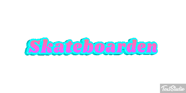 Skateboarden Texteffekt