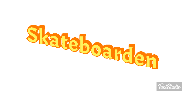 Skateboarden Texteffekt