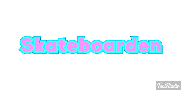 Skateboarden Texteffekt