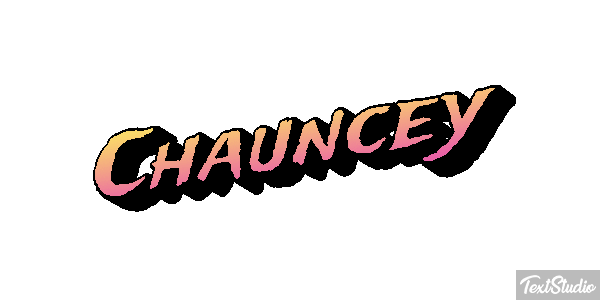 Chauncey Text effect