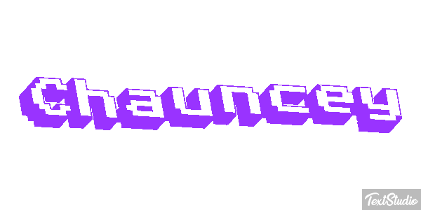 Chauncey Text effect