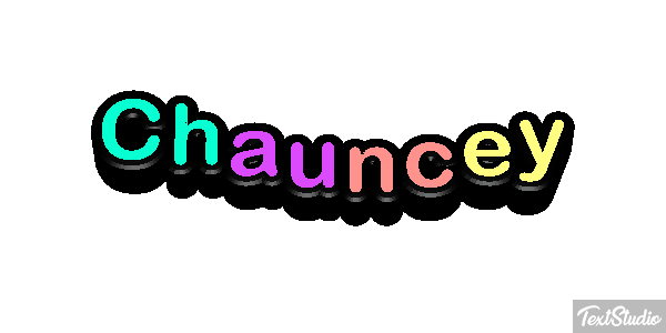 Chauncey Text effect