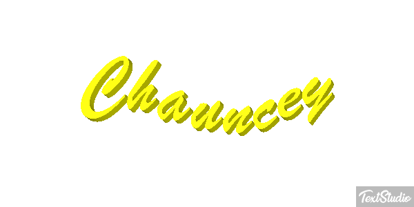 Chauncey Text effect