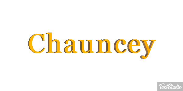 Chauncey Text effect