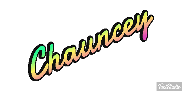 Chauncey Text effect