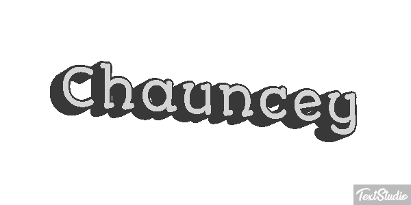 Chauncey Text effect