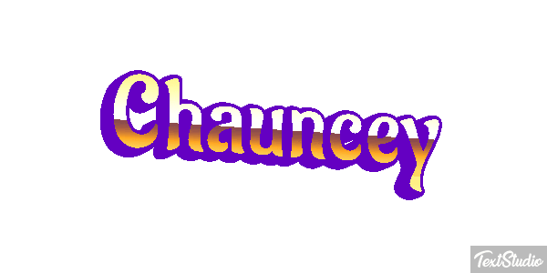 Chauncey Text effect