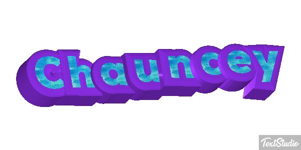 Chauncey Text effect