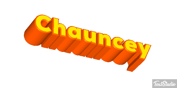 Chauncey Text effect