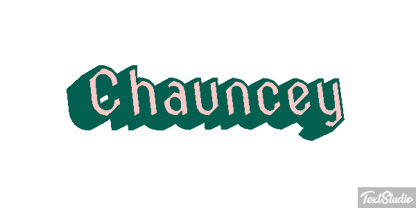 Chauncey Text effect