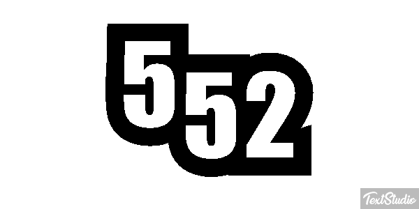 552 Effet de texte
