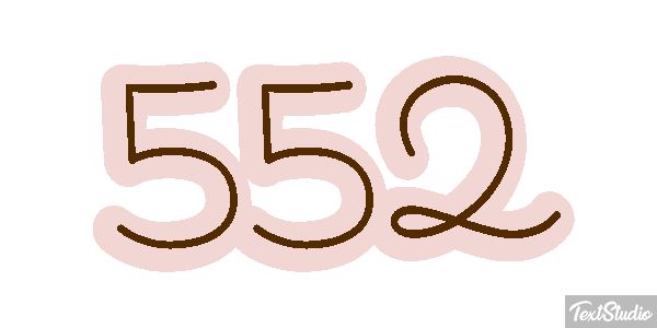 552 Effet de texte