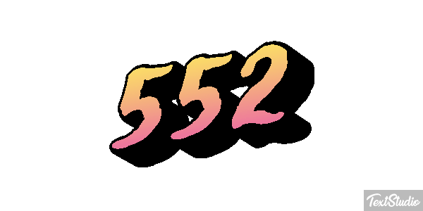 552 Effet de texte