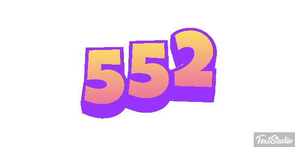552 Effet de texte