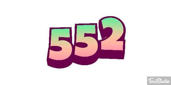 552 Effet de texte