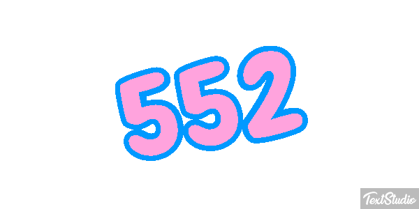 552 Effet de texte