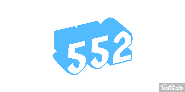 552 Effet de texte