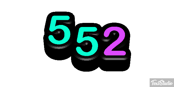 552 Effet de texte