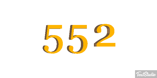 552 Effet de texte