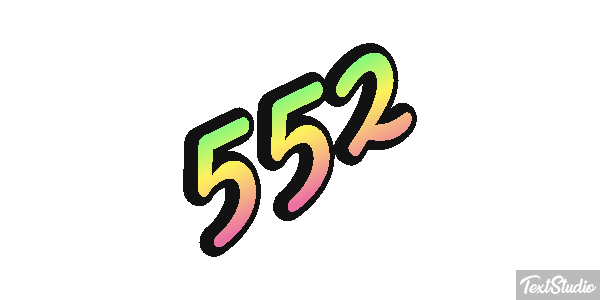 552 Effet de texte