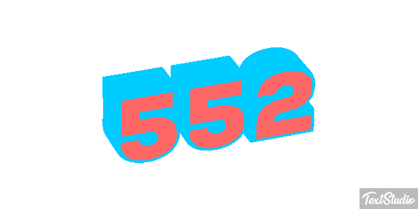 552 Effet de texte
