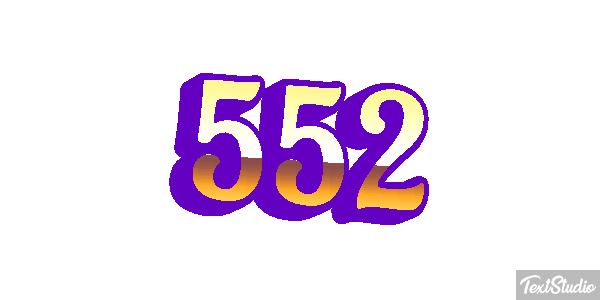 552 Effet de texte