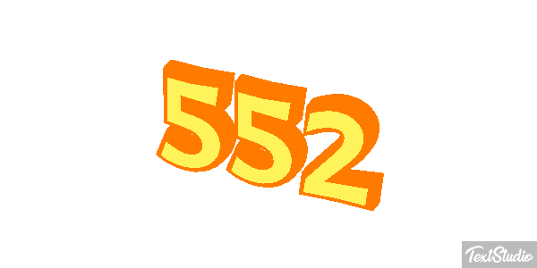 552 Effet de texte