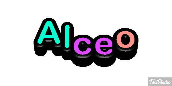 Alceo Effetto testo