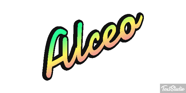 Alceo Effetto testo