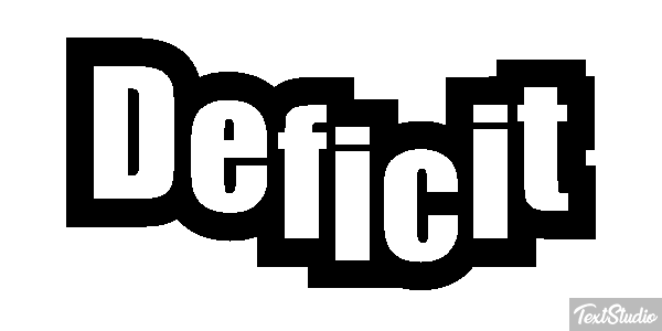 Deficit Efecto de texto