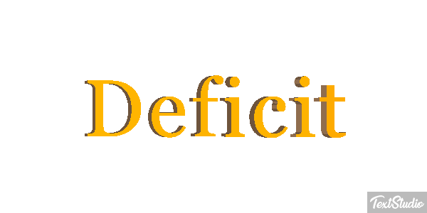 Deficit Efecto de texto