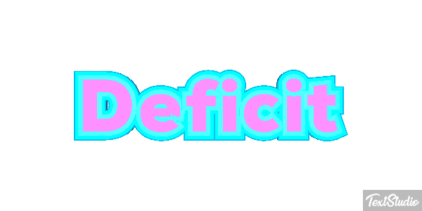 Deficit Efecto de texto