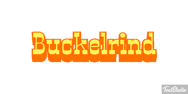 Buckelrind Metin efekti