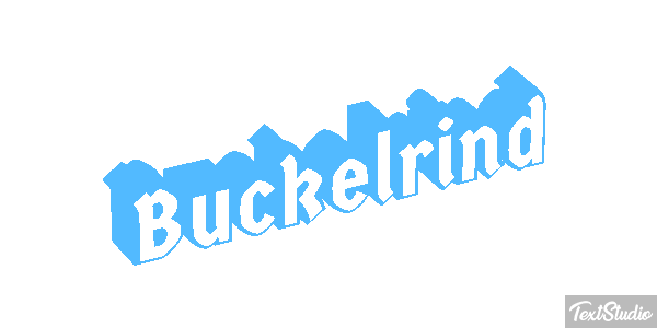 Buckelrind Metin efekti