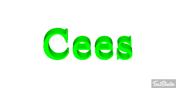 Cees Text effect