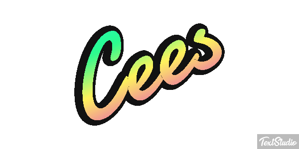 Cees Text effect