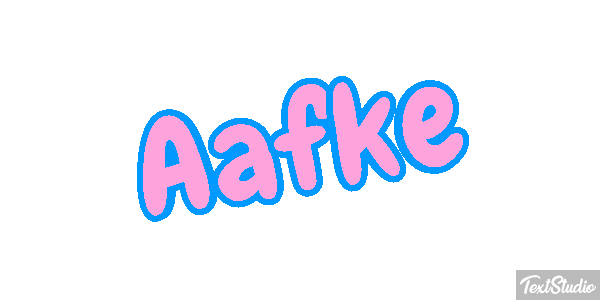 Aafke Effet de texte