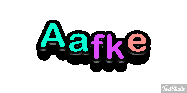 Aafke Effet de texte