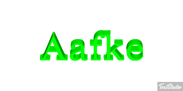 Aafke Effet de texte