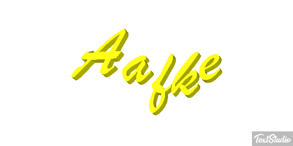 Aafke Effet de texte