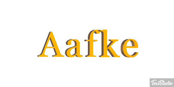Aafke Effet de texte